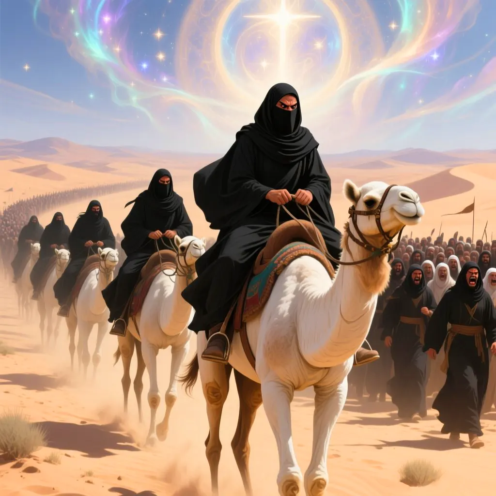 Unau Kasimite Army on Mekhari camels